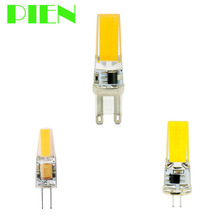 12V LED G4 G9 Lamp COB Dimmable 220V 110V 24V  bombillas leds 6W 9W Equal Halogen 90W bulb for Chandelier Free ship 2pcs 2024 - buy cheap