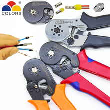 COLORS HSC8 6-6 crimping pliers 0.25-6mm2 23-10AWG for tube terminal Hexagon pressure mini type round nose european brand tools 2024 - buy cheap