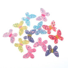 50 pçs limpar bling resina borboleta decoração artesanato flatback cabochão enfeites para scrapbooking acessórios diy 2024 - compre barato