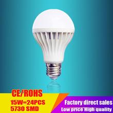 wholesale led bulb E27 led lamp B22 3W 5W 7W 9W 12W 15W 20W led light 110V 220V 230V 240V Cold white SMD 5730 warm white 2024 - buy cheap