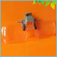 Free Shipping Glasses Style Magnifier with Clip for Reading 2X Clip Magnifying Glasses MG19156 2024 - buy cheap