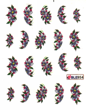 11 PACK/ LOT  WATER DECAL NAIL ART NAIL STICKER FLOWER SUNFLOWER  BEACH BOW TIE BLE950-960 2024 - buy cheap