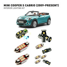 Светодиодные интерьерные лампы для mini cooper s cabrio 2009 + 9 шт. светодиодные лампы для автомобилей комплект освещения автомобильные лампы Canbus 2024 - купить недорого