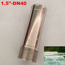 1.5" DN40 Stainless Steel Trumpet Flower Style Fountain Nozzle Garden Pond Fountain 2024 - buy cheap