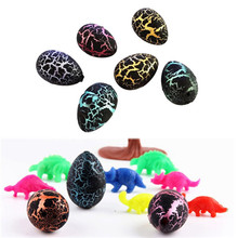 10pcs/lotColor Random Novel Water   Inflation Dinosaur Egg Watercolor Cracks Grow Egg Educational Toys 2024 - buy cheap