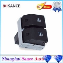 ISANCE Electric Power Window Switch Front 6Q0959858 For Seat Cordoba Ibiza IV VW Polo Fox 1999 2000 2001 2002 2003 2004-2011 2024 - buy cheap
