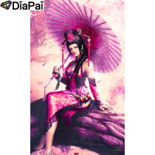 DIAPAI 100% Full Square/Round Drill 5D DIY Diamond Painting "Umbrella beauty" Diamond Embroidery Cross Stitch 3D Decor A19493 2024 - buy cheap