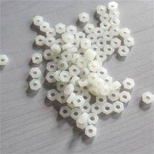 100 Pcs New Brand High Quality White Nylon Nuts Hexagonal Standoff Spacer M3 Nut Wholesale 2024 - buy cheap