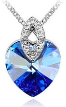  dropshipping austria Crystal czech AAA+ rhinestones popular Heart Charm Pendant Necklace fashion jewelrylovers gift 2024 - buy cheap