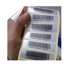Индивидуальная самоклеющаяся бумага-стикер высокого качества на заказ, наклейка со штрих-кодом 2024 - купить недорого