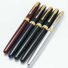 Promotion 5Pcs/lot  Baoer 388 High Quality Silver/Black And Golden 5 colours Clip Roller Ball Pen Business & School Supplies Hot 2022 - buy cheap