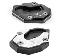 Placa de extensión de soporte lateral CNC para YAMAHA MT 09 FZ 09 Tracer 2014 2015 2016, color negro y plateado 2024 - compra barato