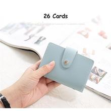New Arrival Bank Credit Card Case Lovely Card Organizer Wallet ID Holders High Capacity Card Holder 26Cards 2024 - buy cheap