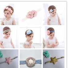 High Quality Baby Dimensional Lace Flower Embroidery Headband Korean Girls Hairband Hair Accessories Shiny Hair Band Scrunchy 2024 - buy cheap