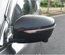 Carbon Fiber Car Styling Door Mirror Cover Rearview Overlay Panel Trim 2016 2017 2018 For Nissan Qashqai Rogue Sport Accessories 2024 - buy cheap