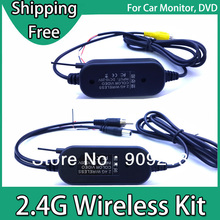 2.4G Wireless Color RCA Video Receiver and Transmitter Kit For Car Monitor / DVD / Car Rear View Camera System 2024 - купить недорого