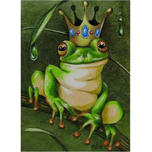5D Diy Diamond Painting Cross Stitch full Square Diamond Embroidery Frog prince picture for room Decor H1084 2024 - buy cheap
