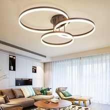 LED modern Nordic 1/2/3 ring ceiling lamps Home Living Room Bedroom Study Room Ceiling Lights Business & office Lighting fixture 2024 - buy cheap