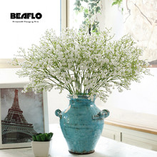 Flor de Gypsophila, planta de silicona falsa para decoraciones de fiesta en casa, Hotel, boda, 3 colores, 5 uds. 2024 - compra barato