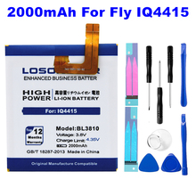 LOSONCOER 2000mAh BL3810 Battery For Fly IQ4415 Quad IQ 4415 Lithium-ion polymer battery 2024 - buy cheap