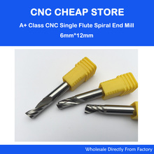 3pcs 6mm 1/4" High Quality Carbide CNC Router Bits One Single Flute End Mill Tools 12mm 2024 - buy cheap