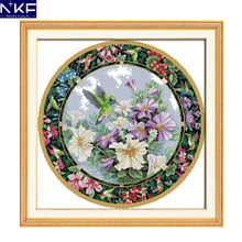NKF-Pintura de punto de cruz de cuello dulce, bordado con patrones de costura, decoración del hogar 2024 - compra barato
