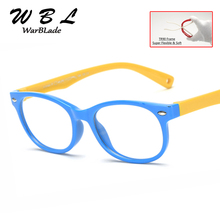 WarBLade TR90 Гибкая безопасная Новая модная детская оправа для очков с ремешком очки для близорукости по рецепту оптические оправы для очков 2024 - купить недорого