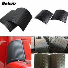 Hot Car Accessories styling 2PCS Black Car Sticker Side Cowl Cover for Jeep Wrangler JK 2007-2015 ABS Body Armor 2024 - buy cheap