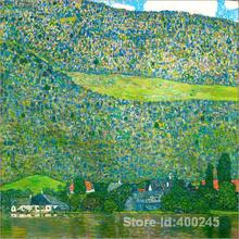 Best Art Reproduction Unterach am Attersee Gustav Klimt Paintings for sale hand painted High quality 2024 - buy cheap