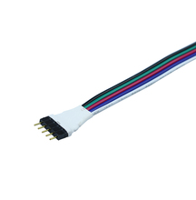 1 шт./лот 5pin коннектор RGBW Мужской Удлинительный кабель провод шнур для SMD 5050 RGBW/RGBWW Светодиодная лента LEEDSUN 2024 - купить недорого