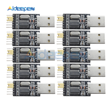 Convertidor USB a TTL, adaptador de módulo UART CH340G CH340 3,3 V 5V, reemplazo Pl2303 CP2102, 10 Uds. 2024 - compra barato