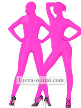 Pink Spandex Zentai Suit halloween cosplay Fullbody superhero costumes hot sale catsuit free shipping . 2024 - buy cheap