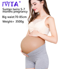 IVITA-vientre Artificial para embarazadas, vientre suave realista para mujeres, Crossdresser, cuerpo humano, biónico, embarazo, moda Sexy, Cosplay 2024 - compra barato
