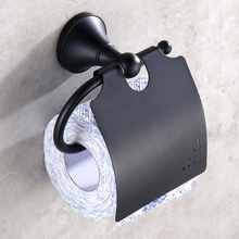 Antique Solid Brass Brushed Toilet Paper Holder Roll Wall Mounted Black Bronze Tissue Paper Holder Bathroom Accessories BA 2024 - buy cheap