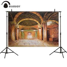 Allenjoy-Fondo de fotografía de palacio romano, columna de pintura, telón de fondo de foto de estudio, utilería para sesión de fotos, novedad 2024 - compra barato