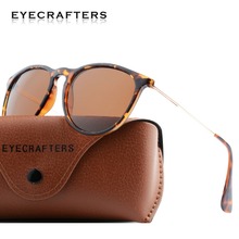Óculos de sol luxuosos polarizados hd, óculos de sol femininos de marca de designer retrô vintage, óculos de sol de olho de gato espelhado e da moda 2024 - compre barato
