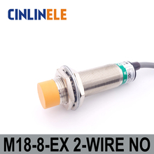 M18 LJ18A3-8-Z/EX 8mm 6V-36V induction DC 2 WIRE NO metal sensor inductive proximity switch Screen shield LJ8A3 sensor switch 2024 - купить недорого