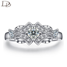 Dodo anéis requintados para mulheres, cor de prata, joia promessa, casamento, anel de noivado vintage exclusivo dd025 2024 - compre barato