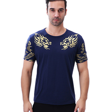 UNIVOS KUNI 2019 Men T Shirt Casual Short Sleeve Summer Fashion Hip-Hop Top Tees Clothing Slim Fit Brand Big Size 5XL Q6052 2024 - compre barato