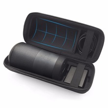 Funda protectora de viaje de PU para Bose Soundlink, funda protectora de viaje giratoria para Altavoz Bluetooth, funda de transporte, espacio Extra para enchufe y Cable, novedad 2024 - compra barato