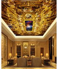 Home Decoration Painting Star 3d murals wallpaper for living room Ceiling 3d wallpaper mural 2024 - buy cheap