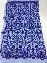 Красивая CiCi-1.2503 нигерийская ткань для вечернего платья Новая африканская вышитая кружевная ткань 2024 - купить недорого