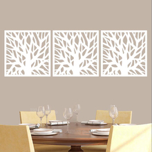 Tree Branch Squares Wall Decal Set Removable Plant Wall Sticker Living Room Bedroom Dining Room Office Decor Wallpaper Z352 2024 - buy cheap