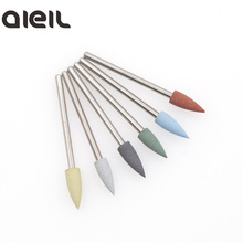 6PCS Silicone Milling Cutter for Manicure Set Nail Drill Bit Set Milling Cutter Nail Milling Cutters for Pedicure Nail Art Tools 2024 - compre barato