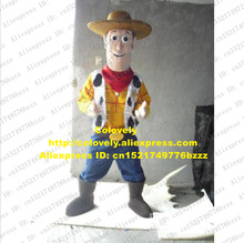 Smart Colorful Cowboy Woody Mascot Costume Mascotte Young Man Adult With Yellow T-shirt Blue Pants Black Boots No.868 Free Ship 2024 - buy cheap