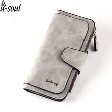 Unishow Women Long Wallet Wristband Large Capacity Wallets Female PU leather Purse Lady Coin Purses Phone Card Holder 2024 - buy cheap