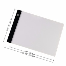 LED light pad Graphic Tablet Writing Painting Drawing Digital Tablet 13.15x9.13inch A4 Light Box Tracing Copy Pad Board Artcraft 2024 - buy cheap