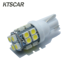 KTSCAR 100PCS White light T10 194 168 W5W 20 led smd 3528 1210 car  Wedge LED Bulb  Clearance Lights 12V auto side lamp 2024 - buy cheap