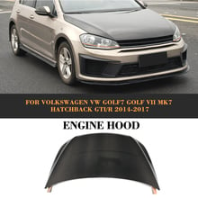 Carbon Fiber front bumper Bonnet Machine hood Cover for Volkswagen VW Golf 7 VII MK7 Hatchback GTI R 2014-2017 Non Standard 2024 - buy cheap