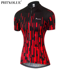 Phtxolue-Camiseta de Ciclismo para mujer, camiseta transpirable negra y roja para Ciclismo de montaña QY0341 2024 - compra barato